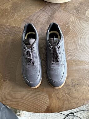 rag & bone Men's Lace-Up Sneakers in Gray with Gum Sole